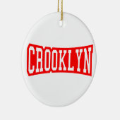 CROOKLYN, NYC KERAMISCH ORNAMENT (Rechts)