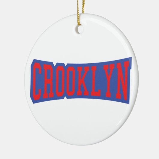 CROOKLYN, NYC KERAMISCH ORNAMENT (Links)