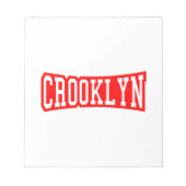 CROOKLYN, NYC NOTITIEBLOK (Voorkant)