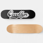 Crooklyn, NYC Persoonlijk Skateboard (Horizontaal)