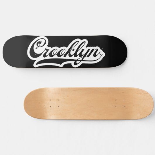 Crooklyn, NYC Persoonlijk Skateboard (Horizontaal)