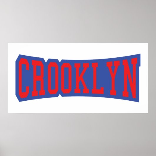 CROOKLYN, NYC POSTER (Voorkant)