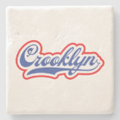 Crooklyn, NYC Stenen Onderzetter (Voorkant)