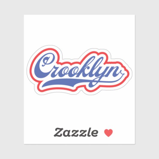 Crooklyn, NYC Sticker (Vel)