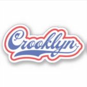 Crooklyn, NYC Sticker (Voorkant)