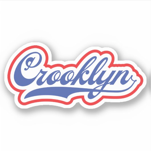 Crooklyn, NYC Sticker (Voorkant)