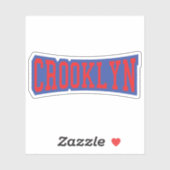 CROOKLYN, NYC-Sticker Sticker (Vel)