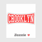 CROOKLYN, NYC-STICKER STICKER (Vel)