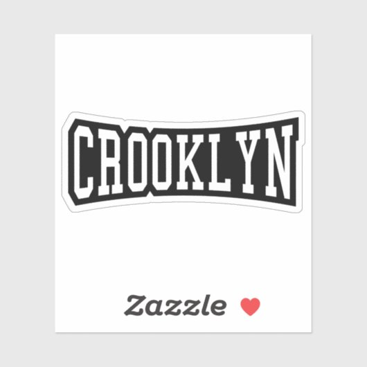 CROOKLYN, NYC-STICKER STICKER (Vel)