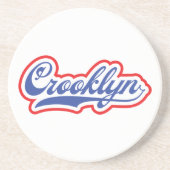 Crooklyn, NYC Zandsteen Onderzetter (Voorkant)