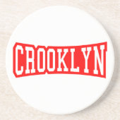 CROOKLYN, NYC ZANDSTEEN ONDERZETTER (Voorkant)
