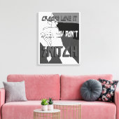 Crooks Love it Wrapped Canvas Afdruk (Insitu (Woonkamer))