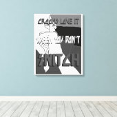 Crooks Love it Wrapped Canvas Afdruk (Insitu (Houten vloer))