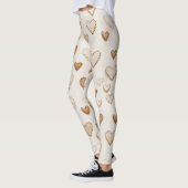 Croom Cocoa Bruine Harten Leggings (Links)