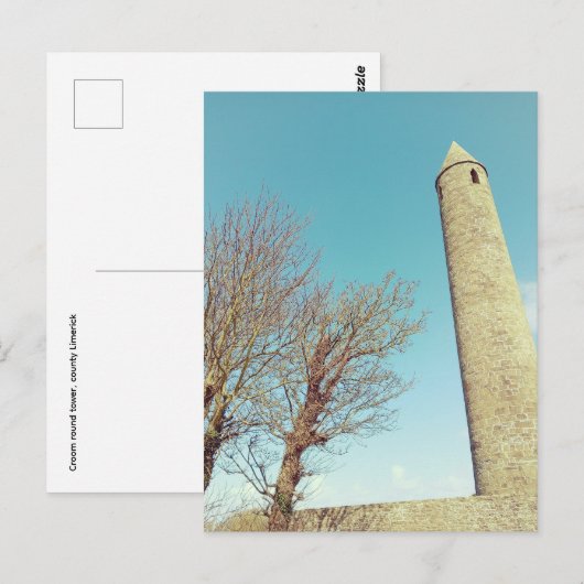 Croom Ronde Toren Briefkaart (Voorkant / Achterkant)