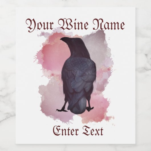 Croomwijn Wijn Etiket (Enkel label)