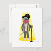 Crooner Monkey Briefkaart (Voorkant / Achterkant)