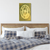 CROP CIRCLE CANVAS DMT SPIRITUEEL GRAFFITI (Insitu (Slaapkamer))