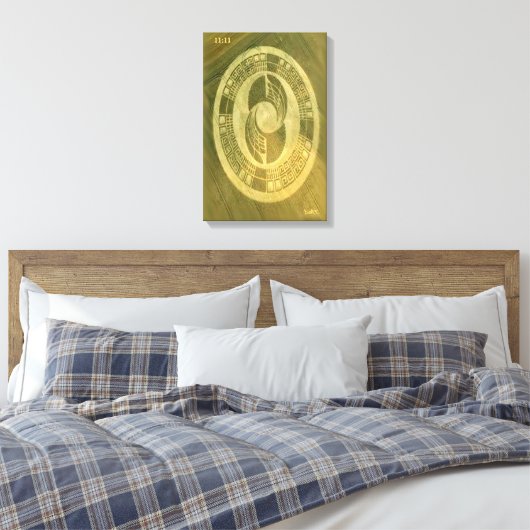 CROP CIRCLE CANVAS DMT SPIRITUEEL GRAFFITI (Insitu (Slaapkamer))