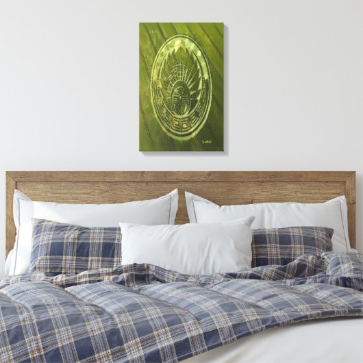 CROP CIRCLE CANVAS DMT SPIRITUEEL GRAFFITI (Insitu (Slaapkamer))