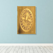 CROP CIRCLE CANVAS DMT SPIRITUEEL GRAFFITI (Insitu (Houten vloer))