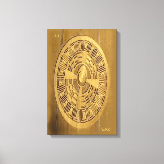 CROP CIRCLE CANVAS DMT SPIRITUEEL GRAFFITI (Voorkant)
