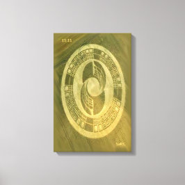 CROP CIRCLE CANVAS DMT SPIRITUEEL GRAFFITI AFDRUK