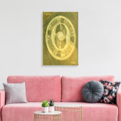 CROP CIRCLE CANVAS DMT SPIRITUEEL GRAFFITI AFDRUK (Insitu (Woonkamer))