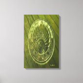 CROP CIRCLE CANVAS DMT SPIRITUEEL GRAFFITI AFDRUK (Voorkant)