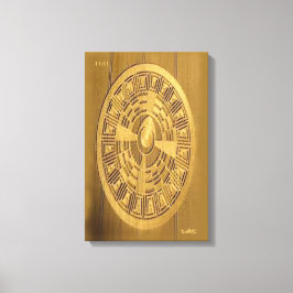 CROP CIRCLE CANVAS DMT SPIRITUEEL GRAFFITI AFDRUK