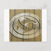 Crop Circle Crescent Moons Wiltshire Briefkaart (Voorkant)