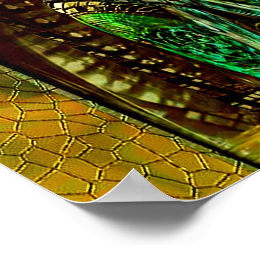 Crop Circle Investigator.Afdrukken Poster (Hoek)