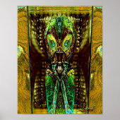 Crop Circle Investigator.Afdrukken Poster (Voorkant)