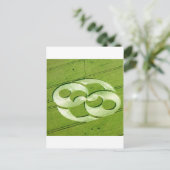 Crop Circle Julia Set Liddington Castle 1996 Briefkaart (Staand voorkant)