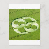 Crop Circle Julia Set Liddington Castle 1996 Briefkaart (Voorkant)