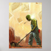 Crop Circle Maker Alien - Poster (Voorkant)