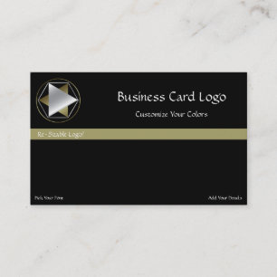Crop Circle - Silver & Gold Reiki Triangles Logo Visitekaartje