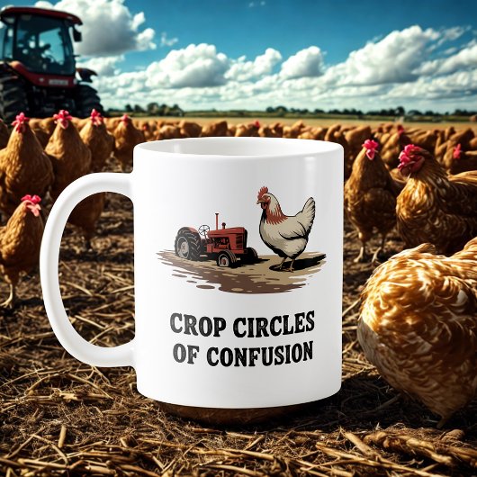 Crop Circles of Confusion | Rural Life Humor Koffiemok