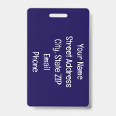 Crop & Connect Atlanta Bagagelabel Badge (Achterkant)