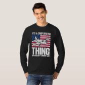 Crop Duster American Flag It's A Crop Duster Thing T-shirt (Voorkant volledig)