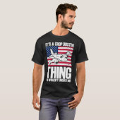 Crop Duster American Flag It's A Crop Duster Thing T-shirt (Voorkant volledig)