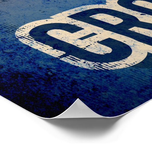 CROP Funny Typography poster voor grafisch ontwerp (Hoek)