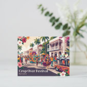 Crop Over Festival Barbados Briefkaart (Staand voorkant)