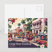 Crop Over Festival Barbados Briefkaart (Voorkant / Achterkant)