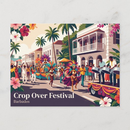 Crop Over Festival Barbados Briefkaart (Voorkant)