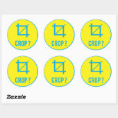 CROP ? RONDE STICKER (Vel)