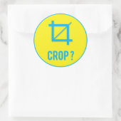 CROP ? RONDE STICKER (Tas)