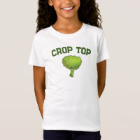 Crop Top, Broccoli, Groenten, Grappige Kinderen