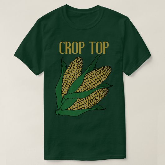 Crop Top Corn Funny Farmer Cool Farmer (Design voorkant)