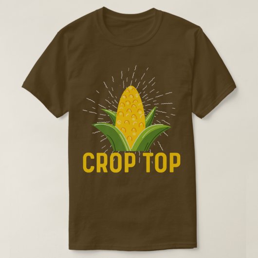 Crop Top Corn Healthy Vegetable (Design voorkant)